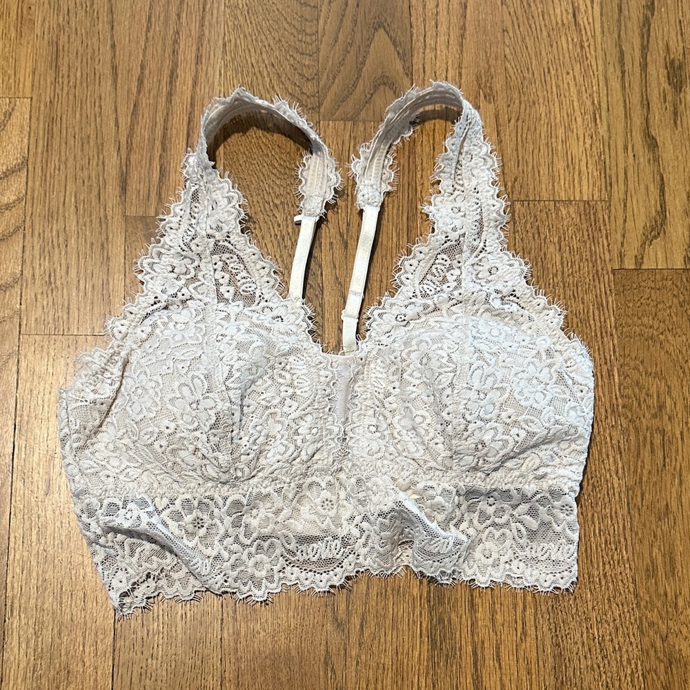 Aerie Lace Bralette - Cream